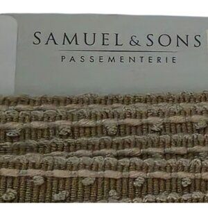 Samuel & Sons 2.75 Yrd 1.5″ Richmond Fan Edge 11 Natural Coral Army Discontinued